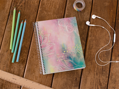 Watercolor Whispers - Spiral Notebook - Ruled Line