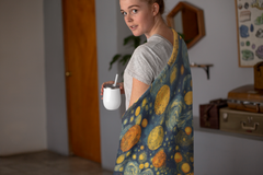 Solar Odyssey - Velveteen Plush Blanket