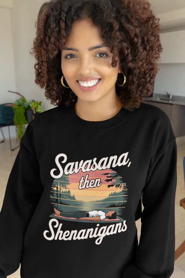 Savasana Then Shenanigans -  Unisex Heavy Blend™ Crewneck Sweatshirt