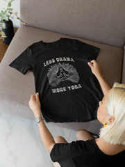 Less Drama, More Yoga - Unisex Jersey Short Sleeve Tee
