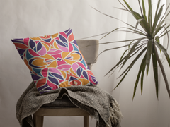 Boho Blossom - Spun Polyester Square Pillow