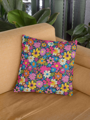 Groovy Garden - Spun Polyester Square Pillow