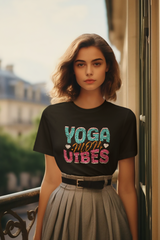 Yoga Mom Vibes - Unisex Softstyle T-Shirt