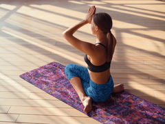 Cosmic Vibes - Rubber Yoga Mat